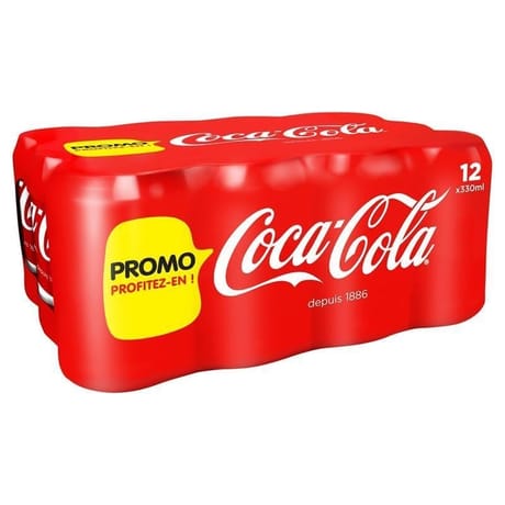 Coca-Cola boîte 12x33cl profitez-en