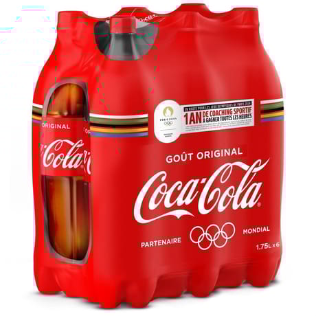 Coca-Cola contour 6x1.75l Jeux Olympiques