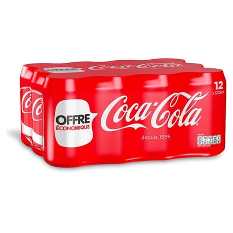 Coca-Cola boîte 12x33cl offre éonomique