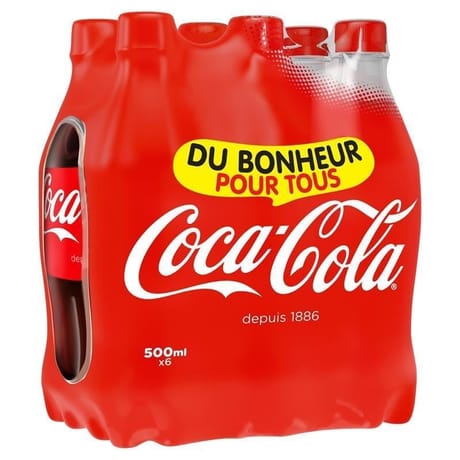 Coca-Cola pet 6x50cl offre bonheur