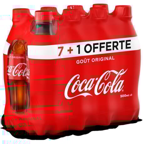 Cola-Cola 8x50cl 7+1offert