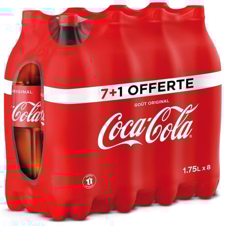 Coca-Cola contour 7x1.75l + 1 bouteille offerte