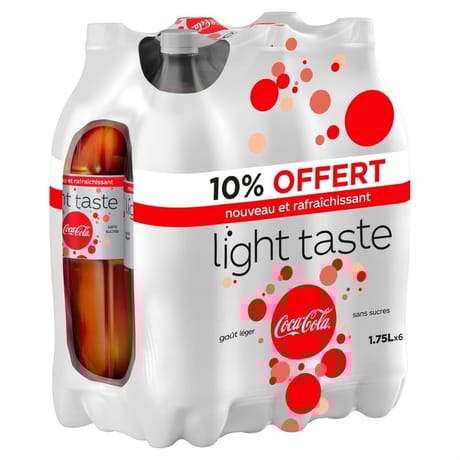 Coca-Cola light 6x1.75l 10% offert