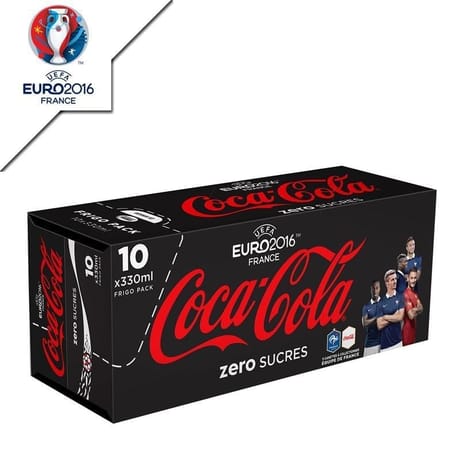 Coca-Cola zéro boite 10x33cl frigo pack Euro