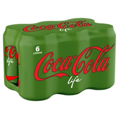 Coca cola life boite 6x33cl