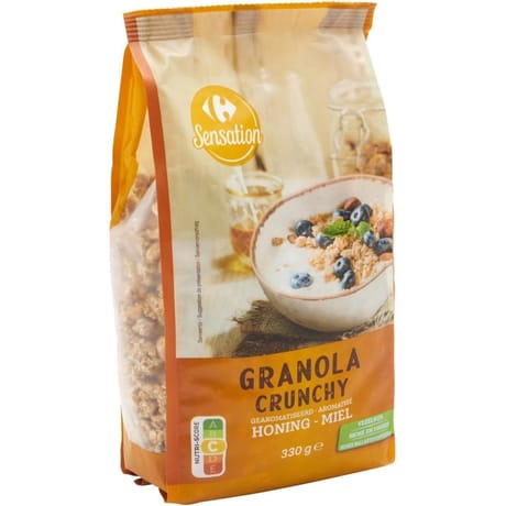 Carrefour Sensation granola crunchy miel 330g