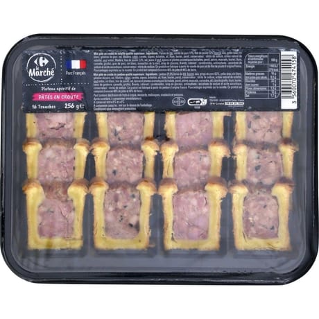 Plateau apéritif mini pâté en croute