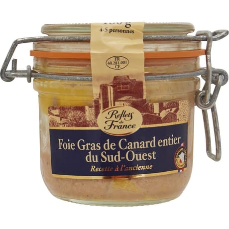 Reflets de France foie gras de canard entier du sud-ouest 180g