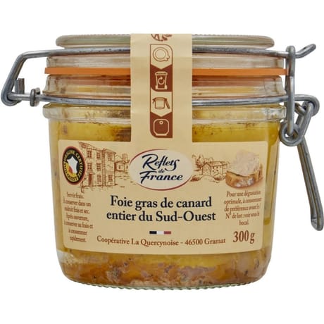 Reflets de France foie gras de canard entier du Sud Ouest 300g