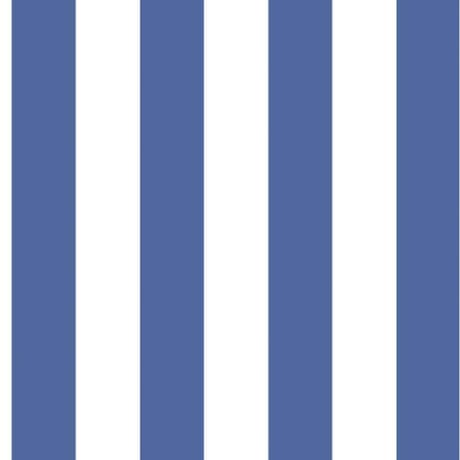 50 serviettes en ouate 40x40cm 3 plis stripes bleu