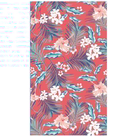 Tex home drap de plage velours bleu 80x160cm