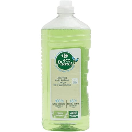 Carrefour eco planet nettoyant ménager multi-surfaces romarin 1.5l