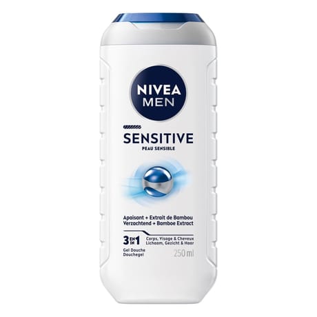 Nivea men sensitive 3en1 gel douche 250ml