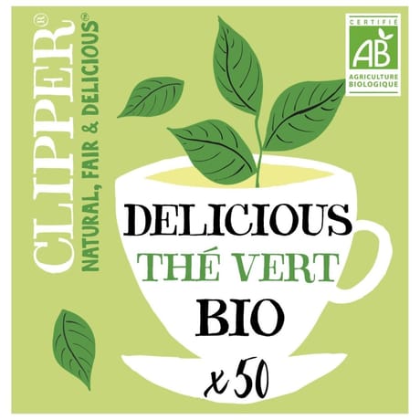 Clipper thé vert bio 87g