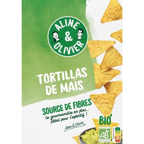 Aline & olivier tortillas de maïs bio 75g