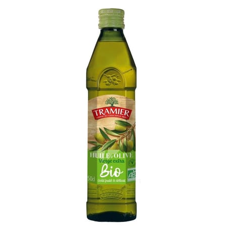 Tramier huile d'olive vierge extra bio 50cl (verre)