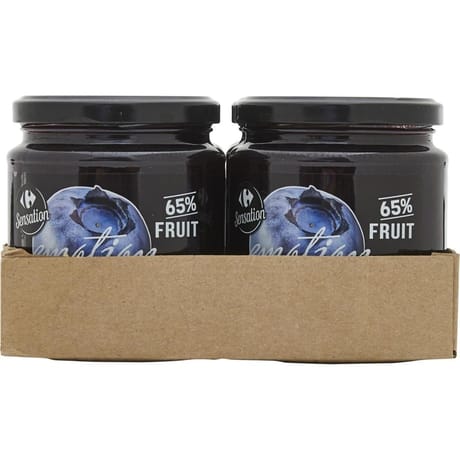 Carrefour sensation confiture à la myrtille 330g