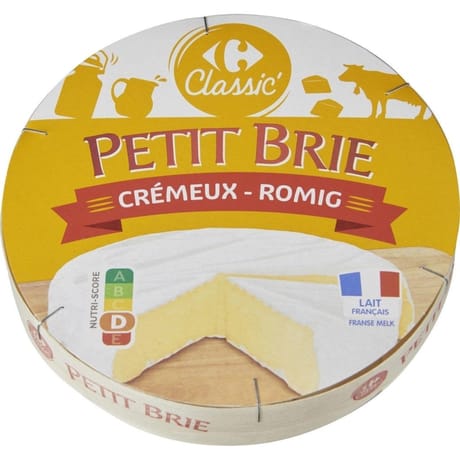 Carrefour Classic' Petit Brie Crémeux 500g