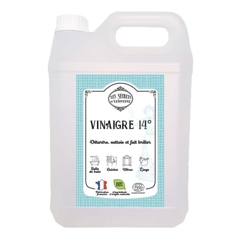 Vinaigre 14+ liquide ecocert bidon 5l
