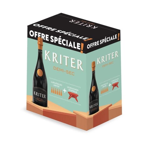Kriter chardonnay demi-sec 6x75cl offre spécial promo