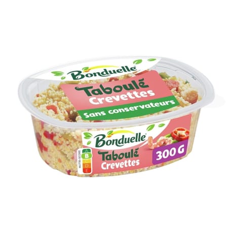 Bonduelle taboulé aux crevettes 300g