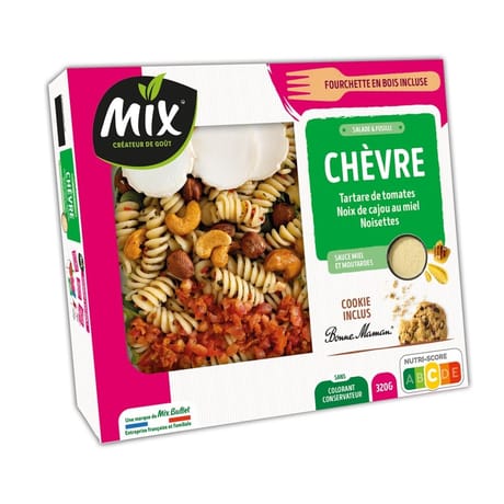 Mix buffet salade coffret chèvre 320g