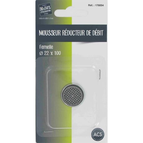 Trefilaction mousseur réducteur de débit 22x100