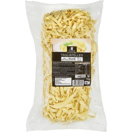 Carrefour tagliatelles aux oeufs frais 1 kg