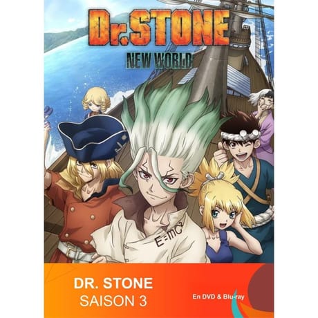 Dvd coffret dr.stone - saison 3