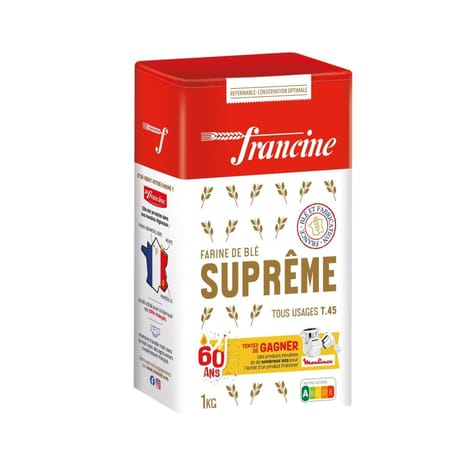 Francine farine  suprême t 45 1kg