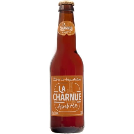 Carrefour bière ambrée la Charnue 33cl 7%vol