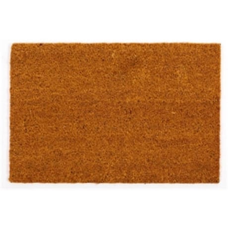 Tapis coco écru uni 40x60