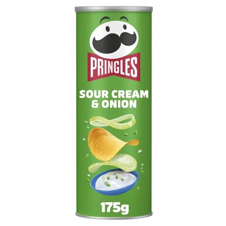 Pringles chips tuiles crème et oignon - 175g