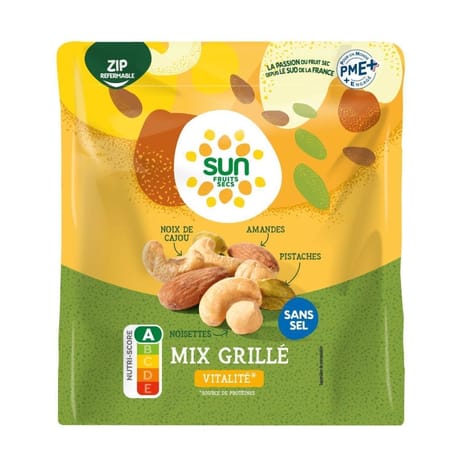 Mix grille 4 graines 160g sun