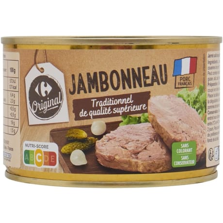 Carrefour original jambonneau 400g