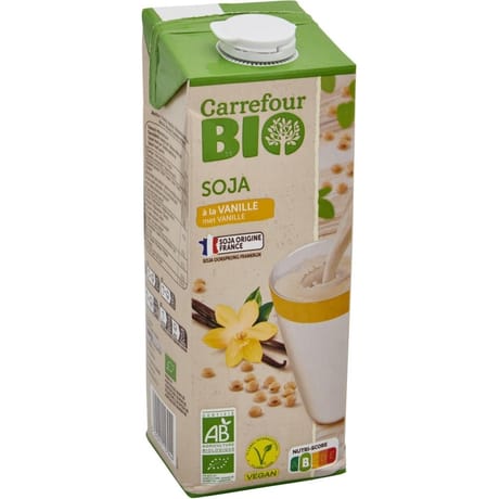 Carrefour bio boisson soja vanille 1l