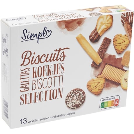 Simpl biscuits 13 variétés 500g