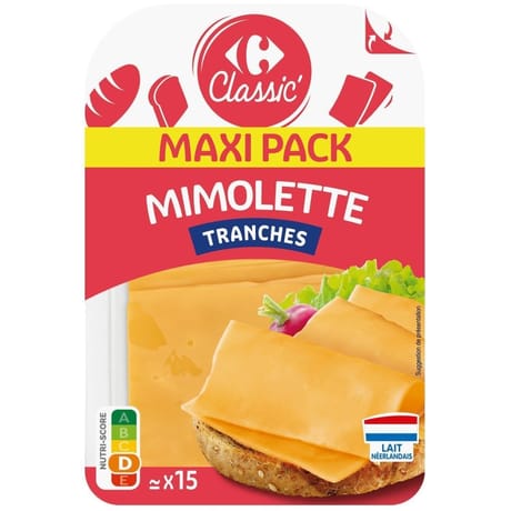 Carrefour Classic' Mimolette tranches 300g