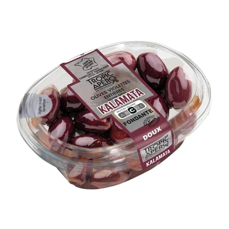 Olives violettes entières 250g
