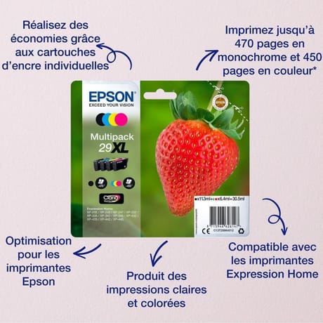 Epson T2986 fraise cartouche d'encre pack