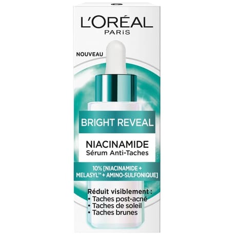 L'oréal paris bright reveal sérum niacinamide anti-points noirs 30 ml
