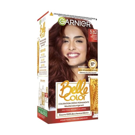 Garnier belle color coloration n°5.62 acajou irisé riche