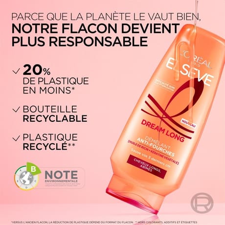 Elseve dream long démêlant anti-fourches 200ml