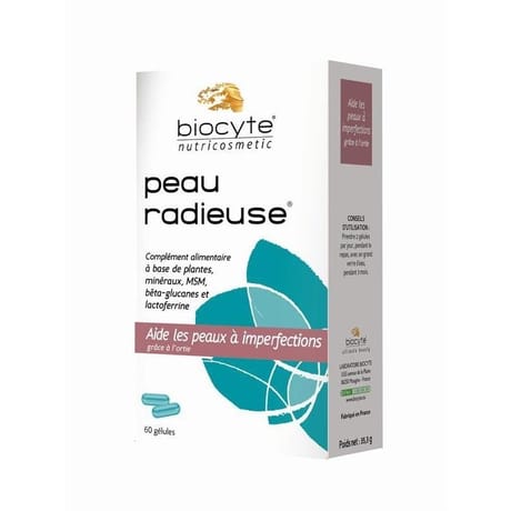 Biocyte peau radieuse 60 gélules