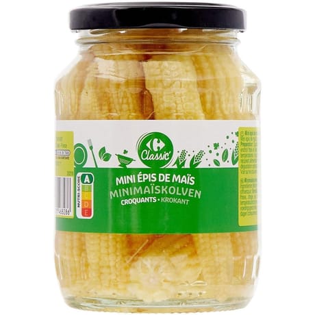 Carrefour Classic' mini épis de maïs 190g