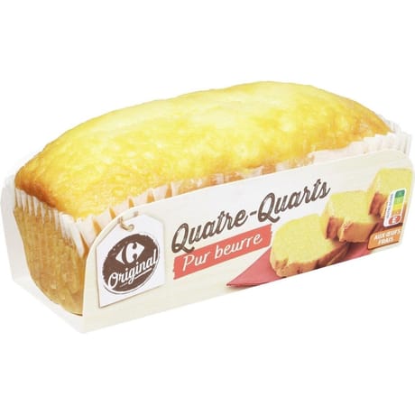 Carrefour original quatre quarts pur beurre 250g