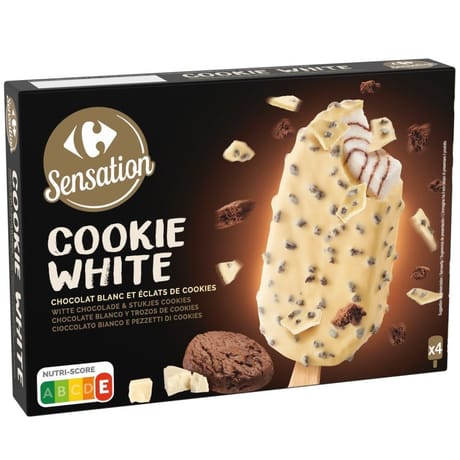 Carrefour extra 4 bâtonnets white 288g