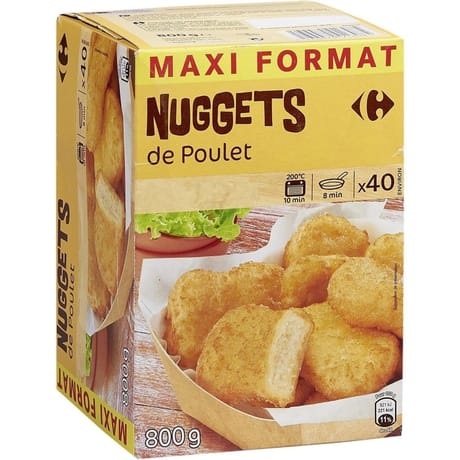 Carrefour classic' nuggets de poulet 800g