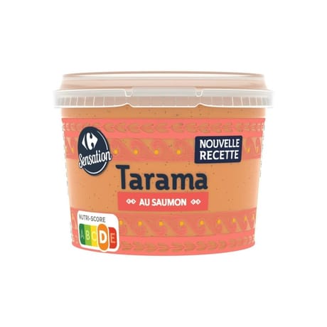 Carrefour sensation tarama saumon 100g
