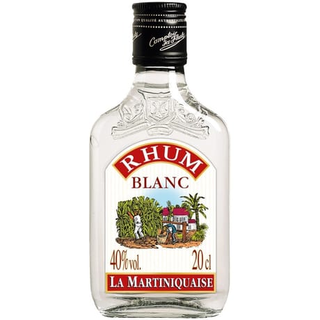 La martiniquaise rhum blanc blister 20cl 40%vol